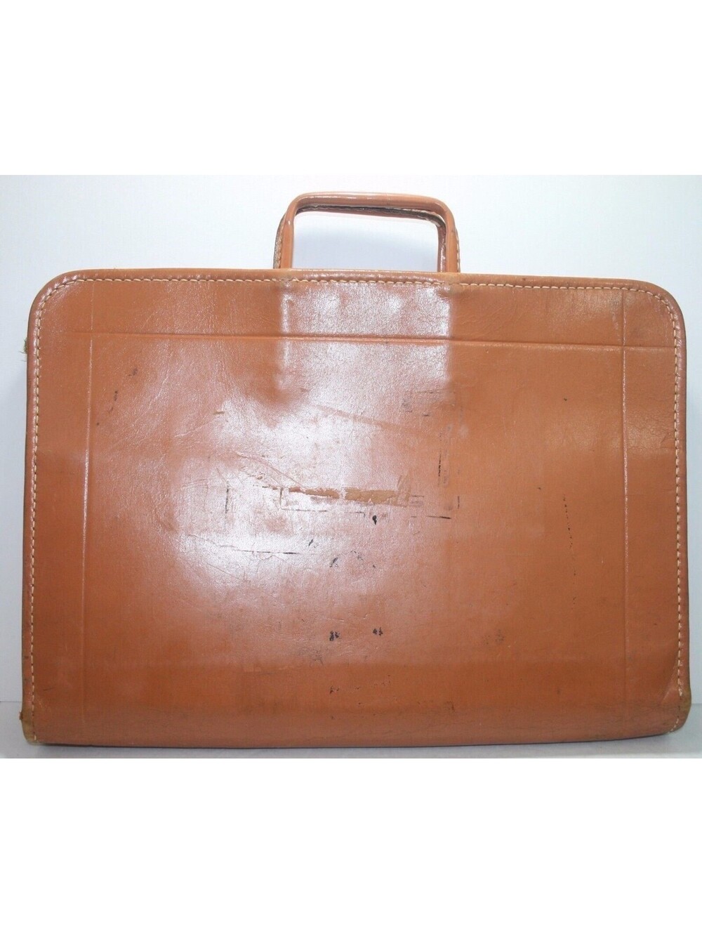 Vintage Mid Century DOPP Chicago Top Grade Cowhide Leather Portfolio Briefcase